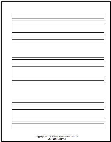 write music online staff paper