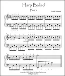 Harp Ballad song for piano
