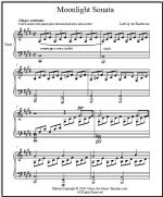 Beethoven Moonlight Sonata first movement