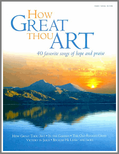 How Great Thou Art Hymn music book songs of praise and worship