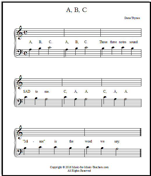 Beginner Piano Music For Kids Printable Free Sheet Music