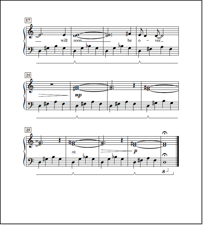 Page 2 of All My Trials sheet music