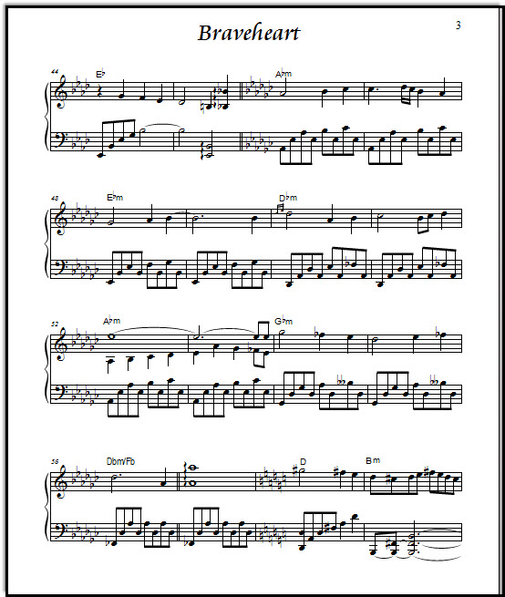 soundtrack music to Braveheart