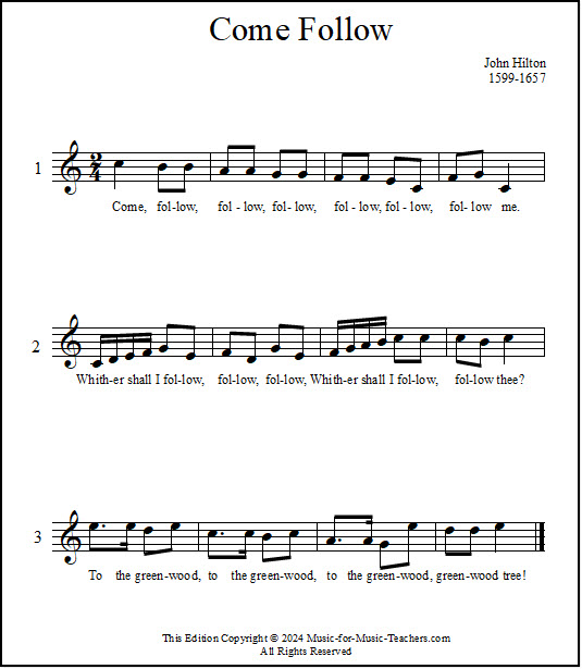 Round for singing