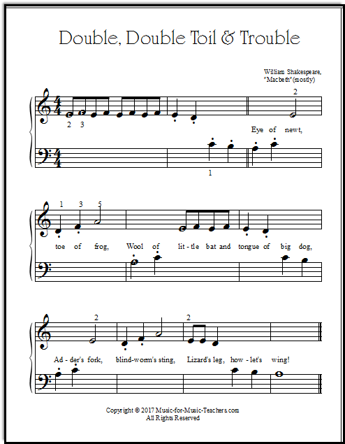 Halloween Sheet Music for Piano