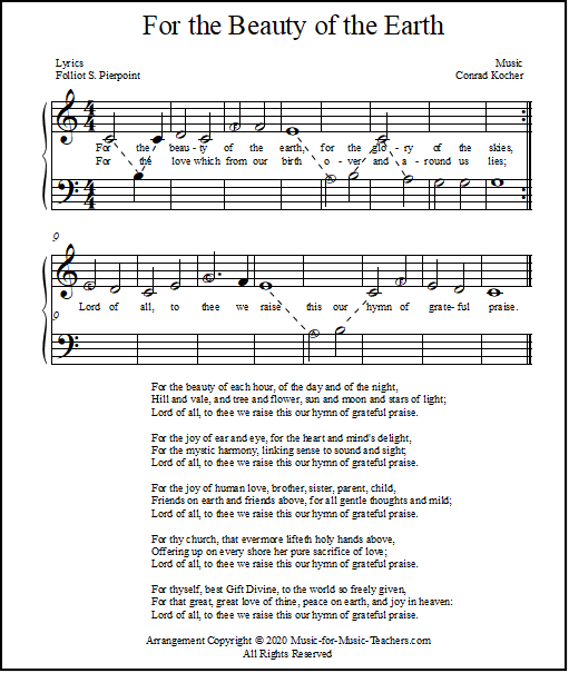 Sacrifice sheet music (intermediate) for piano solo (chords, lyrics, melody)