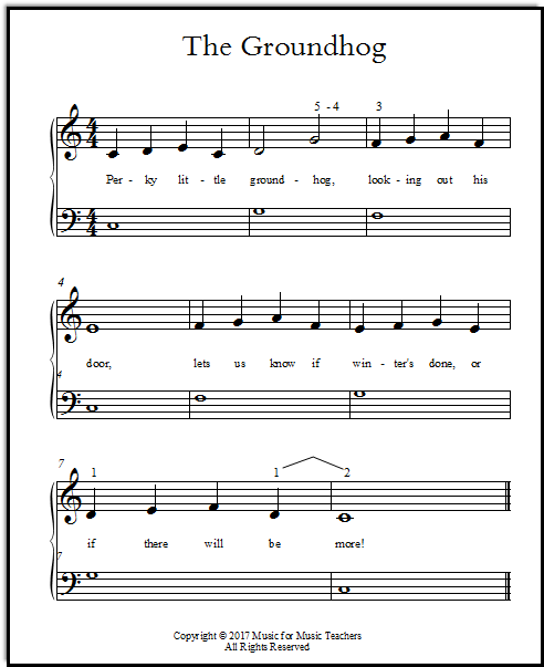 Piano Notes Chart For Kids