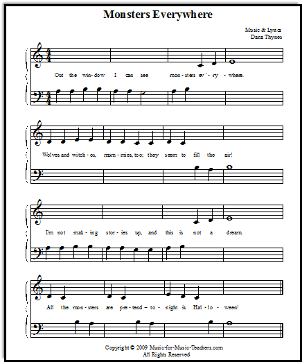 Sheet Music For Piano For Starting Beginners Easily
