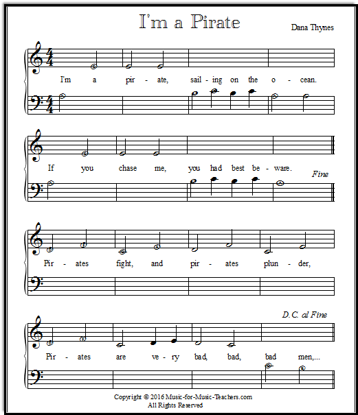 Best Free Printable Piano Sheet Music for Beginners With Letters | Roy Blog
