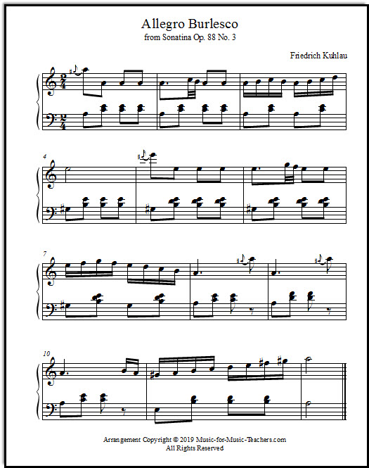 Classical Piano Sheet Music - a Collection of Short Introductions