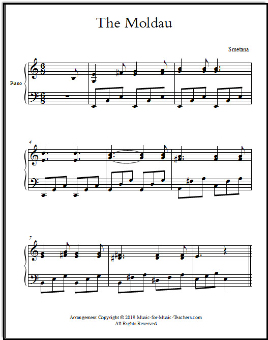 Classical Piano Sheet Music - a Collection of Short Introductions