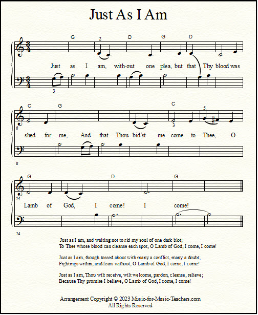 Don't Think Twice, It's All Right (Lead sheet with lyrics ) Sheet music for  Piano (Solo) Easy