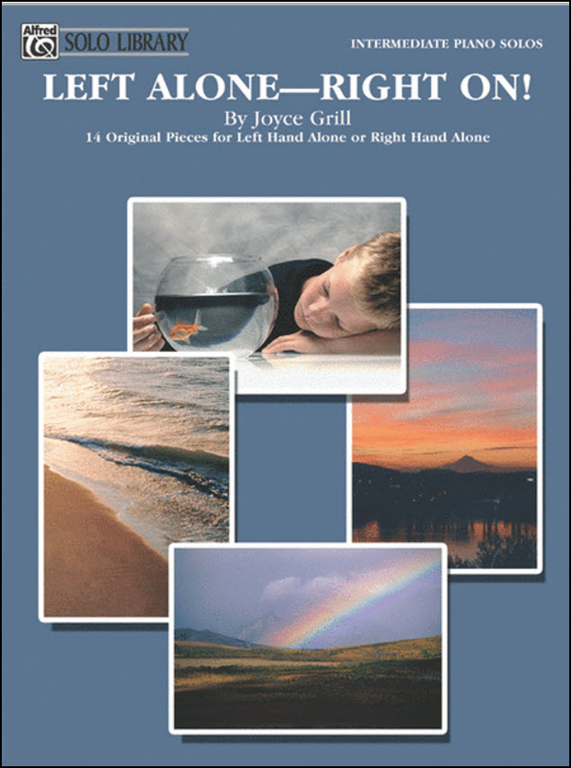 Left hand only piano book