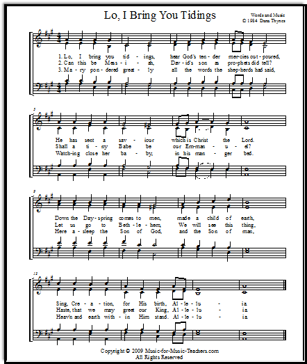 Christmas Carol Lyrics Based On Stories From The Bible Free Satb And Guitar Tab