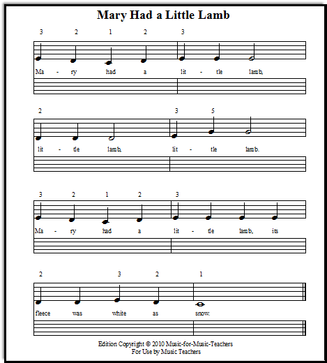 Mary Had a Little Lamb for Beginner Piano -- How to Add Chords