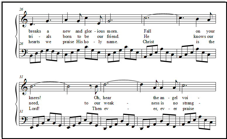 O Holy Night, Beginner's piano sheet music