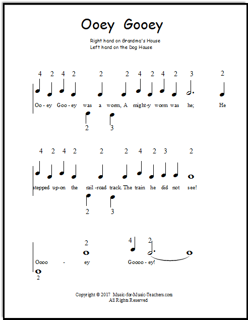 Beginner Piano Music for Kids -- Printable Free Sheet Music