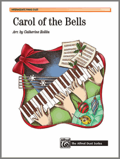 Christmas piano duet Carol of the Bells sheet music