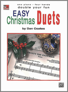 Christmas Easy Christmas Duets for piano by Dan Coates music book