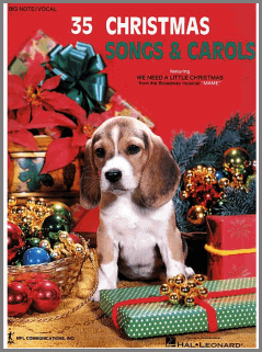 35 Christmas Songs & Carols music book for piano