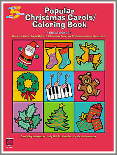Popular Christmas Carols Coloring Book music book
