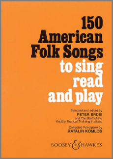 150 American Folk Songs to sing, read, and play music book