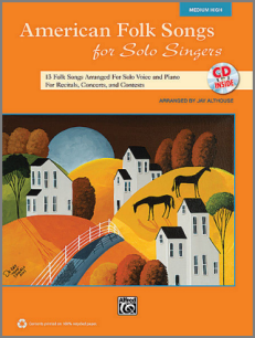 American Folk Songs for Solo Singers music book