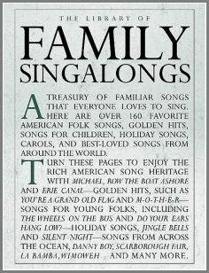 Family Singalongs vocal music book