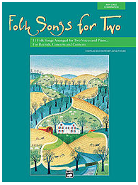 Vocal book Folk Songs for Two