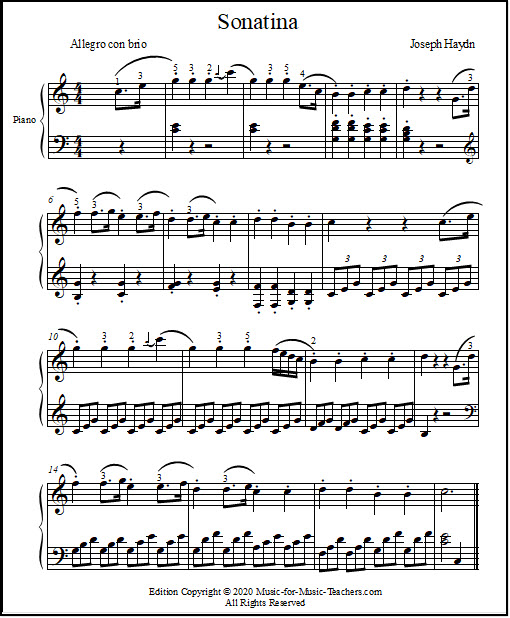 Beginner Piano Songs Classical