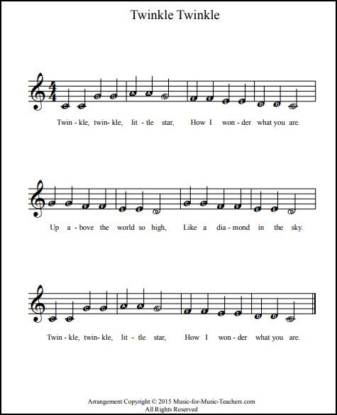 Twinkle Little Star song