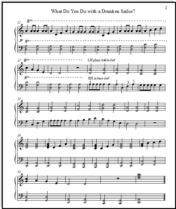 sailor song Drunken Sailor