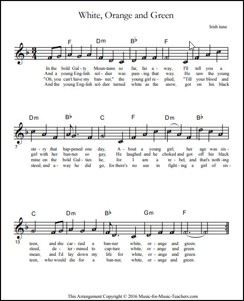 Irish song