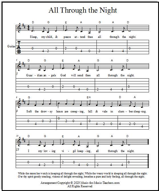 Hold The Line (Easy Guitar) - Print Sheet Music Now