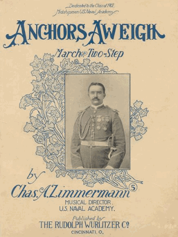 Anchors Aweigh, the original published sheet music