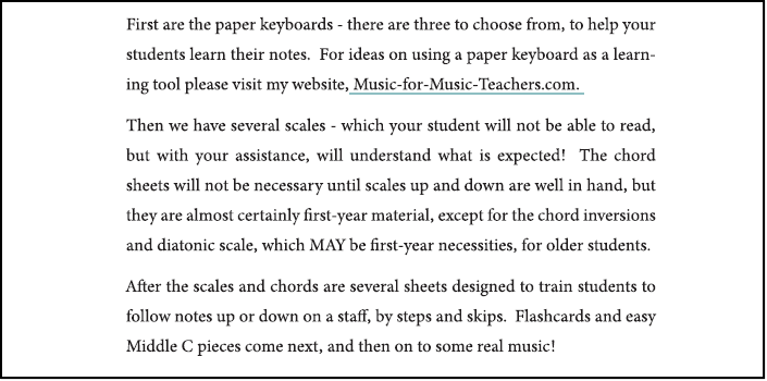 How to Use the beginner's piano book "Songs Old and Songs New", page 2