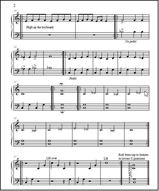 free kids sheet music for improvising