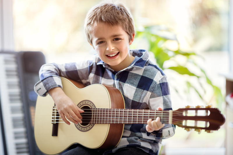 Boy with guitar