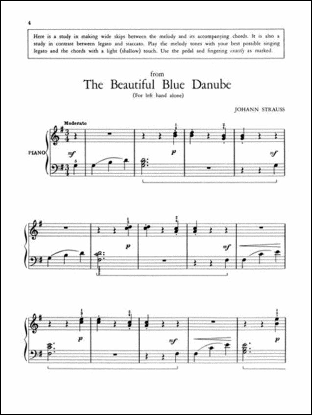Left hand piano piece