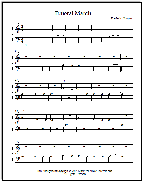 Halloween printable sheet music, FREE!