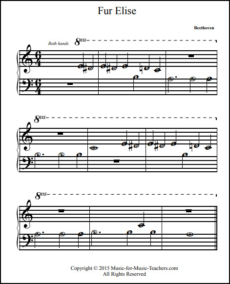 Fur Elise music