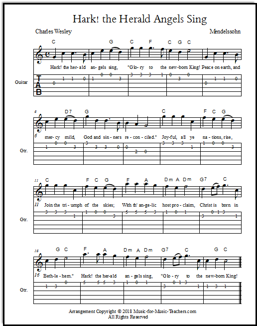 Beginner Guitar Chords Sheets by One Dollar Music Store