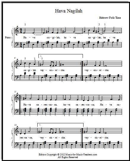 Betere Free Easy Piano Sheet Music for Progressing Students! BY-18