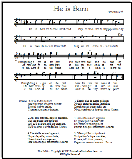 Christmas sheet music