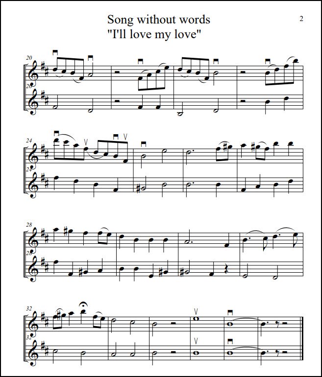 I'll Love My Love, by Holst