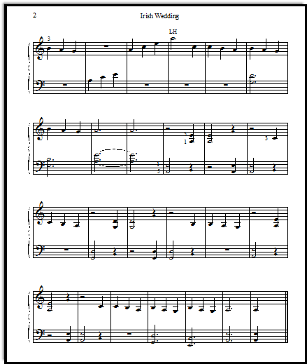 Free printable piano sheet music for beginners