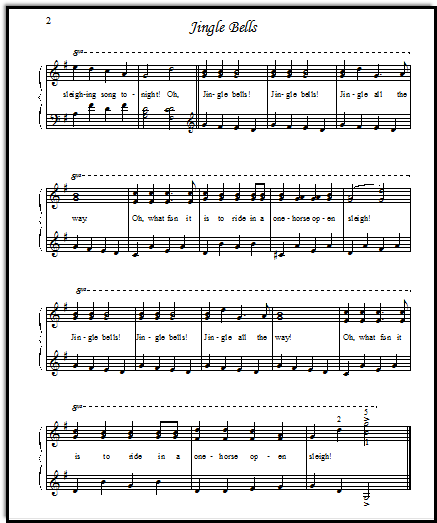 Partitura Jingle Bells