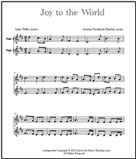 joy to the world christmas music