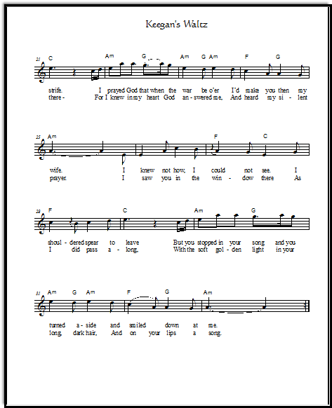 Free Irish vocal sheet music