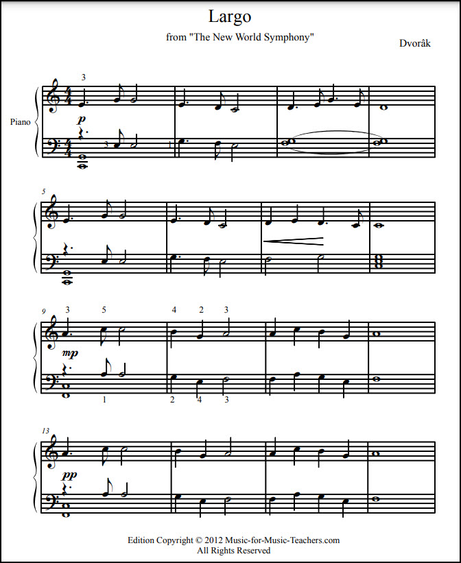 Dvorak's Largo